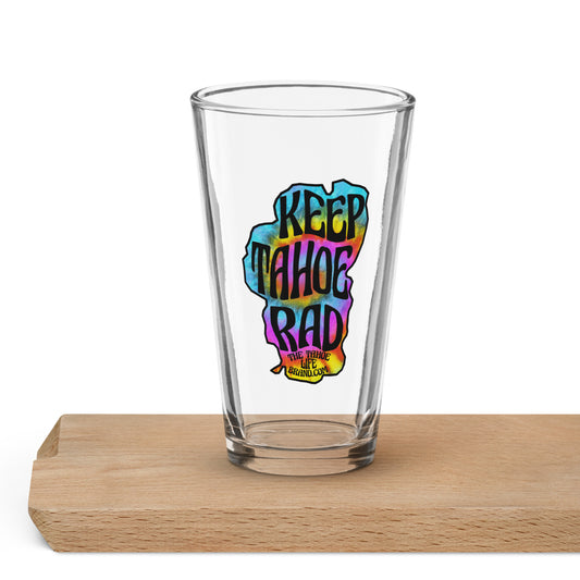 Keep Tahoe Rad Shaker pint glass