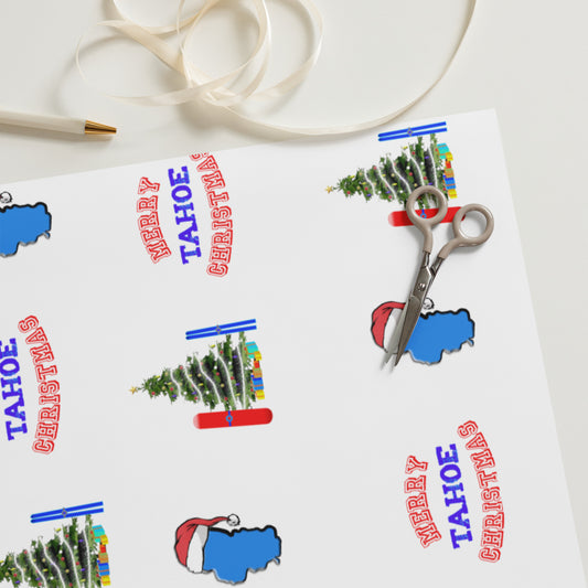 Tahoe Christmas Wrapping paper sheets